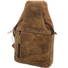 Borseta Barbati Piept Crossbody Hunter, Premium, Hand Made, Curea ajustabila, 17x30x10 cm