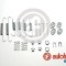 AUTOFREN SEINSA D3984A set accesorii, saboti frana parcare