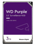 HDD Western Digital Purple, 3TB, SATA III 600, 64MB Buffer - dedicat sistemelor de supraveghere