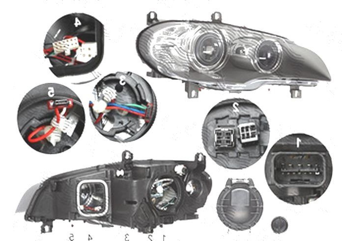 Far Bmw X5 (E70), 04.2010-11.2013, fata, Dreapta, bi-xenon; D1S+LED+PY24W; electric; fara unitate control; fara ballast; cu motor, DEPO