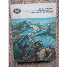 Rascoala in munti C.F. Meyer