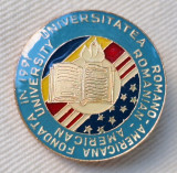 Universitatea Romano-Americana, insigna educatie, cultura - superba