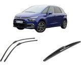 Cumpara ieftin Set 3 stergatoare CITROEN C4 PICASSO II 2013-2018, pentru parbriz si luneta, Bosch Twin-Aerotwin