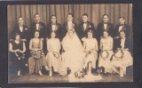 Foto tip Carte Postala Romania - foto invitati nunta - foto atelier Royal Bucuresti, Circulata, Fotografie