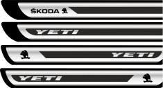 Set protectii praguri CROM - Skoda Yeti foto
