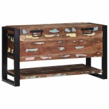 Cutie de depozitare Multicolor 80x35x45 cm Lemn masiv recuperat