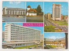 bnk cp Bucuresti - Vedere - circulata - marca fixa