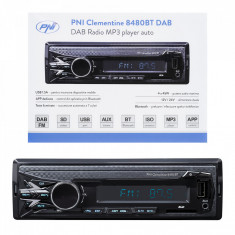 RADIO MP3 PLAYER AUTO DAB SI RDS PNI CLEMENTINE 8480BT 4X45W, 12/24V, CU SD, foto