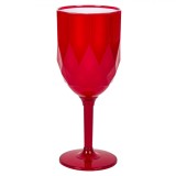Pahar Vin, Model Craniu, Capacitate 350ml, Culoare Roșu, Plastic, Oem