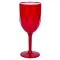 Pahar Vin, Model Craniu, Capacitate 350ml, Culoare Ro?u, Plastic