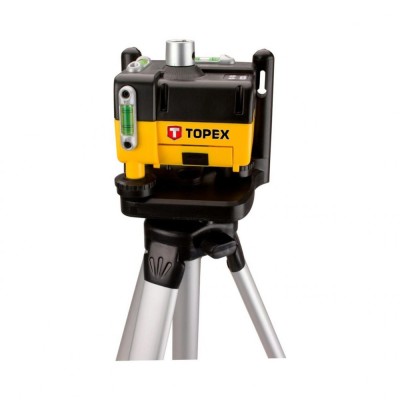 Nivela laser, cap rotativ, cu trepied, 30 m, Topex foto