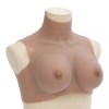 VidaXL Bust cu s&acirc;ni din silicon cupă E, bronzat