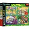 Puzzle trefl 4x250 lumea intortocheata a lui rick si morty