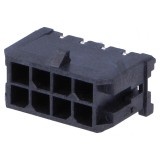 Soclu cablu-placă Micro-Fit 3.0 8 PIN THT 5A drept