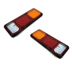 Set lampi spate SMD camion remorca tractor rulota etc 41x15 cm 12v 24v IP66 &reg; ALM