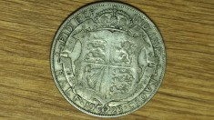 Anglia / Marea Britanie - moneda colectie argint - 1/2 half crown 1923 -superba!