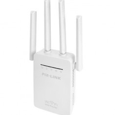 Amplificator extender retea WI-FI Pix-Link router wireless 300Mbps - Alb