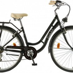 Bicicleta Oras Polar Grazia Retro 6s - 28 inch, M, Negru