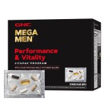 Gnc Mega Men Performance &amp; Vitality Vitapak, Complex De Multivitamine Pentru