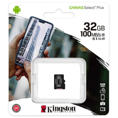 MICROSD CARD 32GB CLASS 10 ADAPTOR KINGSTON foto