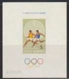 Romania MNH 1968 - Jocurile Olimpice de Vara Mexic - LP 681