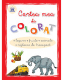Cumpara ieftin Cartea mea de colorat - Legume, fructe, animale, mijloace de transport -, Didactica Publishing House