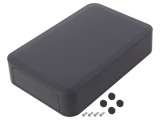 Carcasă ABS Gri &Icirc;nchis cu Panou 125x190x35mm