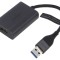 Adaptor HDMI USB A USB C gri