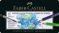 CREIOANE COLORATE ACUARELA 12 CULORI A. DURER FABER-CASTELL foto