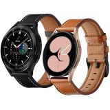 2x Curea de piele 20mm ceas Samsung Galaxy Watch Active 2 40mm 44mm Watch 3 41mm