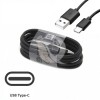 Cablu Date Original Samsung EP-DG970BBE, USB Type-C, Incarcare Rapida, 3A, Negru