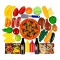 Set de alimente pentru Pizza, 50 piese, 3 ani+