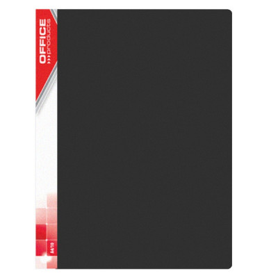 Dosar De Prezentare Cu 20 Folii, A4, Coperta Rigida Pp, Office Products - Negru foto