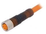 Cablu M8 4 pini 2m 60VAC 4A RKMV IP67