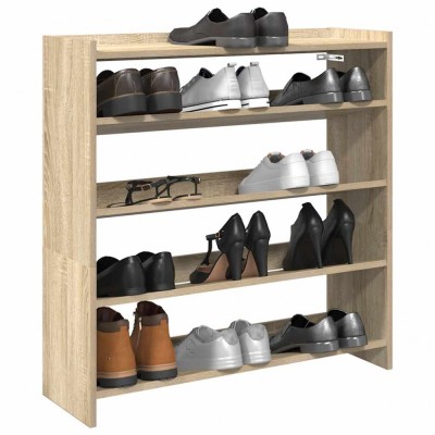 vidaXL Pantofar, stejar sonoma, 80x25x81 cm, lemn prelucrat foto