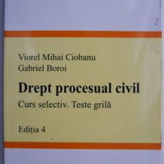 Drept procesual civil curs selectiv. Teste grila – Viorel Mihai Ciobanu