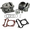 Kit Cilindru 80cc Scuter Chinezesc GY6 4T, Baotian, Kymco, Lifan, Peugeot, Rex + Chiuloasa, Racire Aer, Diametru 47mm