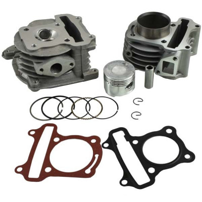 Kit Cilindru scuter GY6 80 47MM 80cc 4T + CHIULOASA - Racire Aer foto