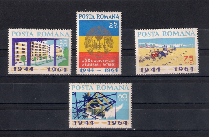 ROMANIA 1964 - A XX-A ANIVERSARE A ELIBERARII PATRIEI, MNH - LP 587