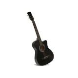 Chitara Clasica din Lemn 4/4 &ndash; Instrumentul Perfect pentru Incepatori si Avansati, Negru