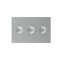 Modul intrerupator triplu cu touch Livolo standard Italian, Serie noua SmartElectro IntelligentHouse