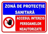 Semn pentru zona de protectie sanitara