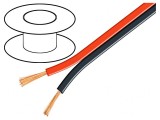 Cablu Difuzor 2x0,75mm OFC Negru-Roșu, Goobay