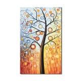 Tablou modern pictat manual, Copacul vietii, 100x60cm ulei pe panza in relief, superb