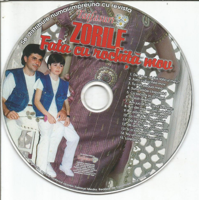 (E) CD- Zorile - Fata Cu Rochiță Mov