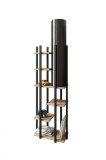 Cumpara ieftin Lampadar Vogue Negru 25x160x45 cm
