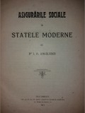 I. N. ANGELESCU - ASIGURARILE SOCIALE IN STATELE MODERNE {1913}