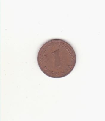 Germania 1 Pfennig 1970 litera J