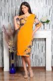 Rochie de ocazie Feliz galben - 60Marimea, Yves
