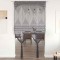 vidaXL Perdea macrame, antracit, 140 x 240 cm, bumbac